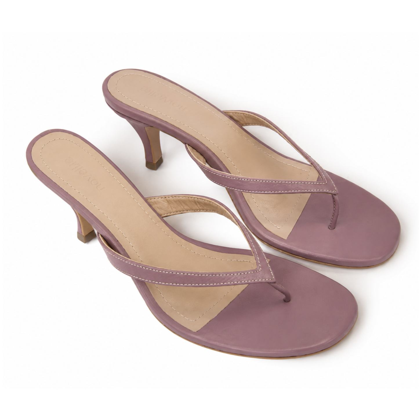 PARIS LILAS LEATHER HEELS