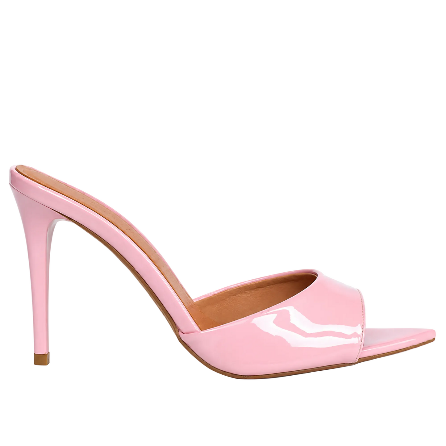 AYLA PINK PATENT HEELS