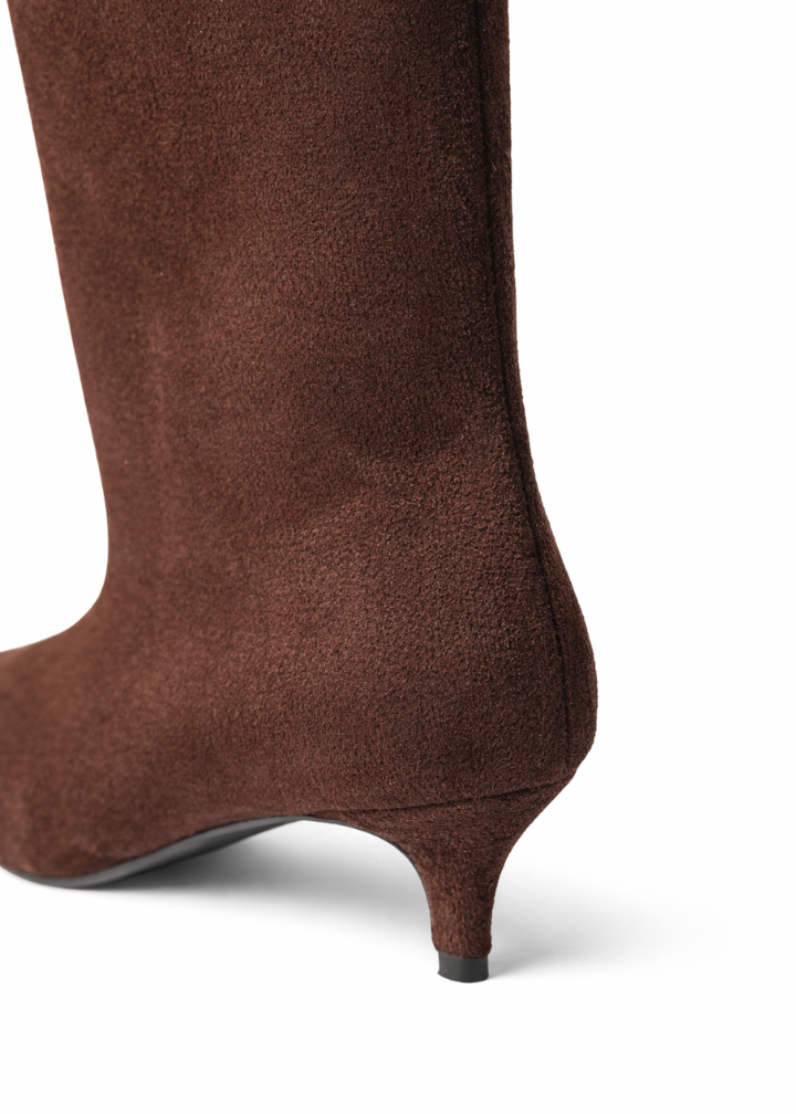 KARA SUEDE BROWN BOOTS
